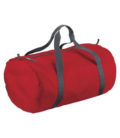 BagBase Packaway Barrel Bag/Duffel Water Resistant Travel Bag (8 Gallons) (Classic red) (One Size)