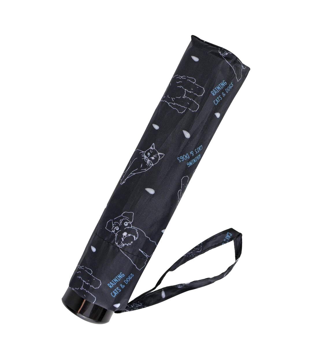 Compact Supermini Umbrella Highland Cow Cats & Dogs Travel Rain Umbrella-2