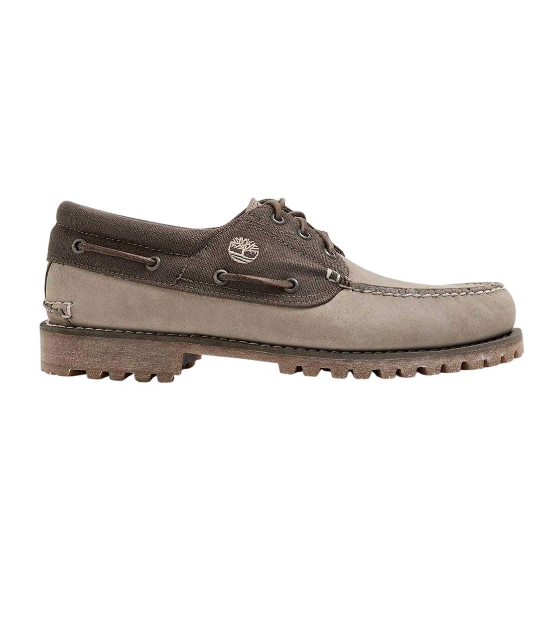 Mens Authentic Leather Boat Shoes Olive Timberland-1