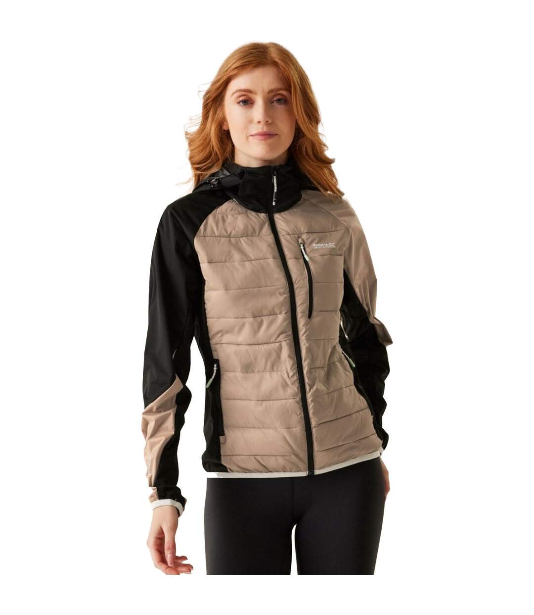 Veste Hybride Andreson Pro Femme Taupe Noir Regatta-2