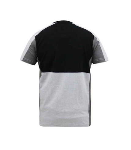 Mens felix d555 couture kingsize t-shirt black/charcoal Duke