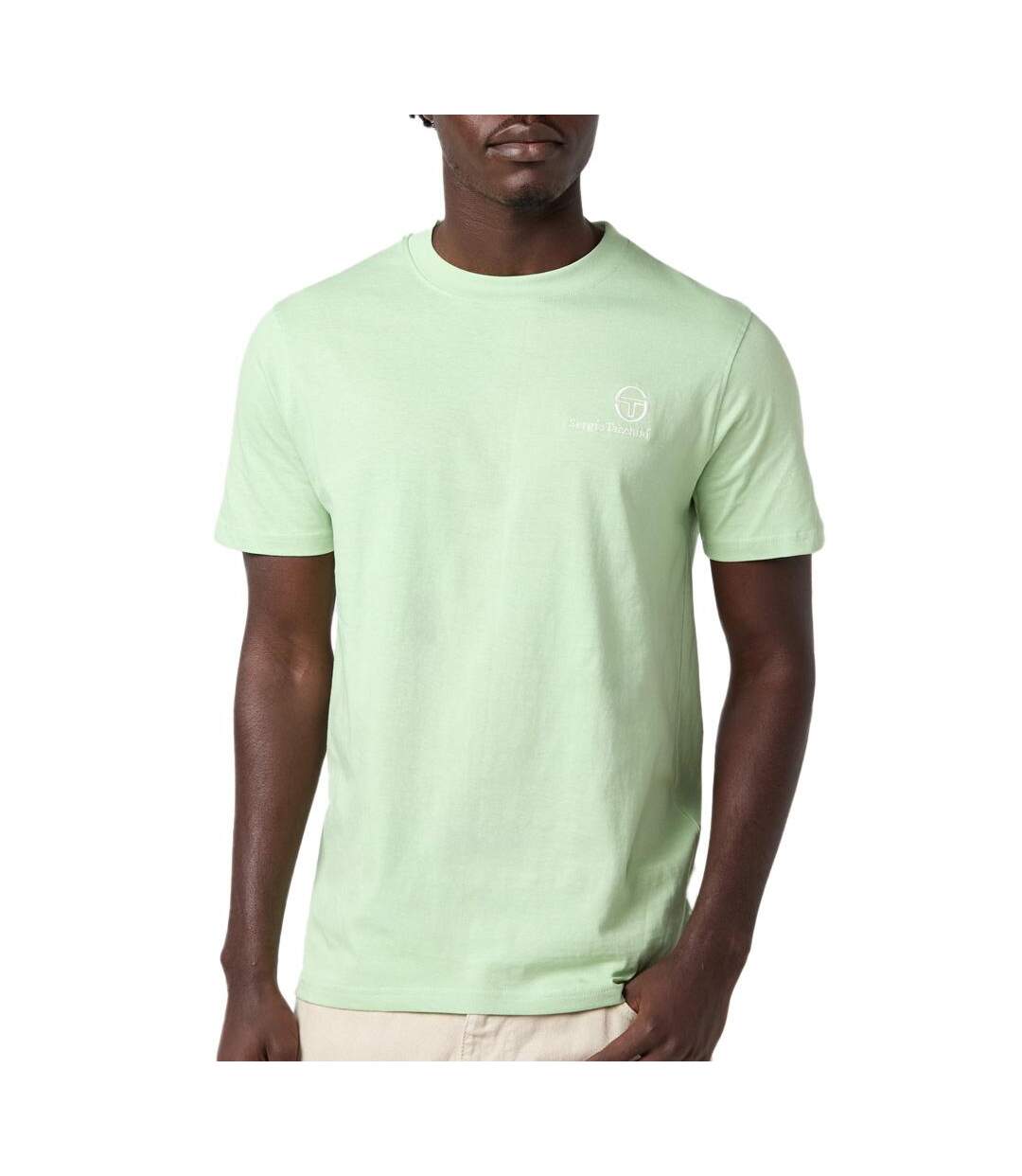T-shirt vert homme sergio tacchini fabbey-1