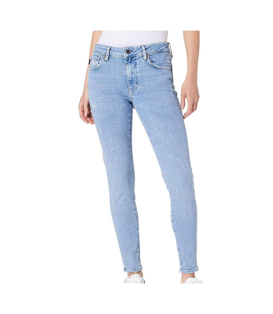 Jean Skinny Bleu Femme Superdry Mid Rise - 27-1