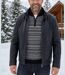 Pull camionneur col montant zippé jacquard PAST1N-5