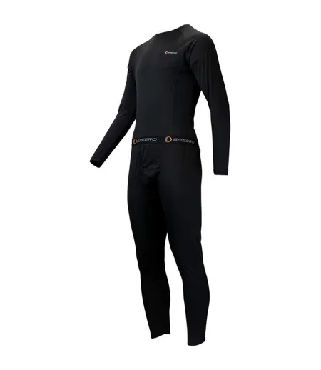 Ensemble Thermique Motif/style Logo Homme Noir Speero