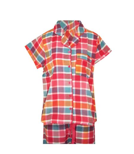 Womens/ladies button down top & bottom pajama set forever dreaming