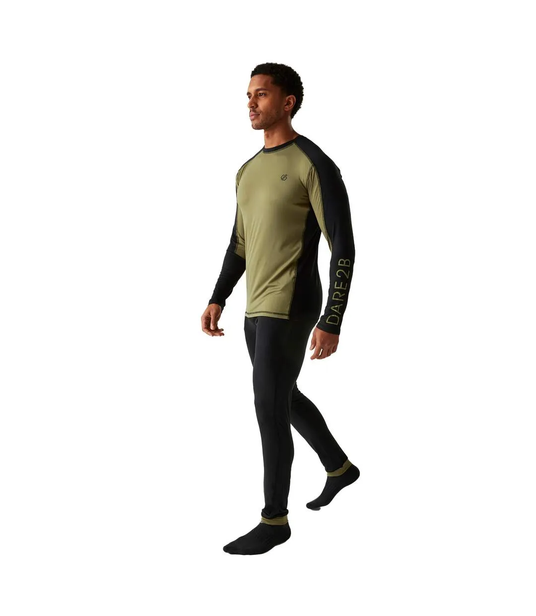 Ensemble Thermique Exchange Homme Noir Olive Dare 2B-1