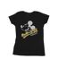 Disney T-shirt en coton japonais Mickey Mouse Femme/Femme (Noir) - UTBI33212-1