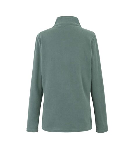Great Outdoors Womens/ladies Sweetheart 1/4 Zip Fleece Top Spruce Green Regatta