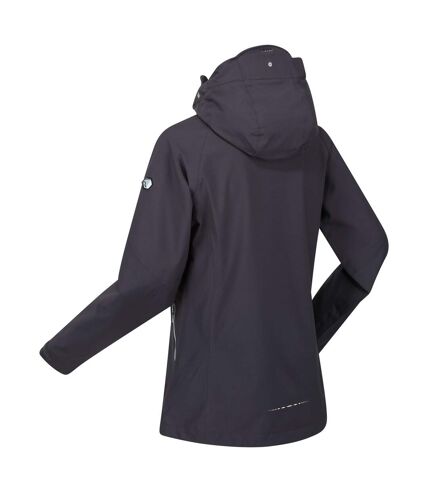 Regatta Womens/Ladies Raddick Logo Waterproof Jacket (Seal Grey) - UTRG9526