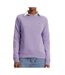 Sweat violet femme tommy hilfiger flag crew - l-1