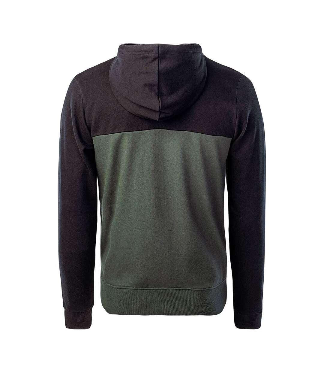 Veste à capuche sabarin homme vert forêt foncé / noir Hi-Tec-2