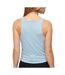 Débardeur bleu femme superdry ruched - l-2