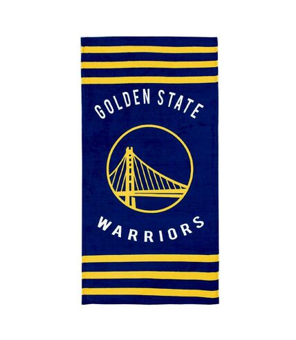 Golden State Warriors - Serviette de plage (Bleu / Blanc / Jaune) - UTTA11872