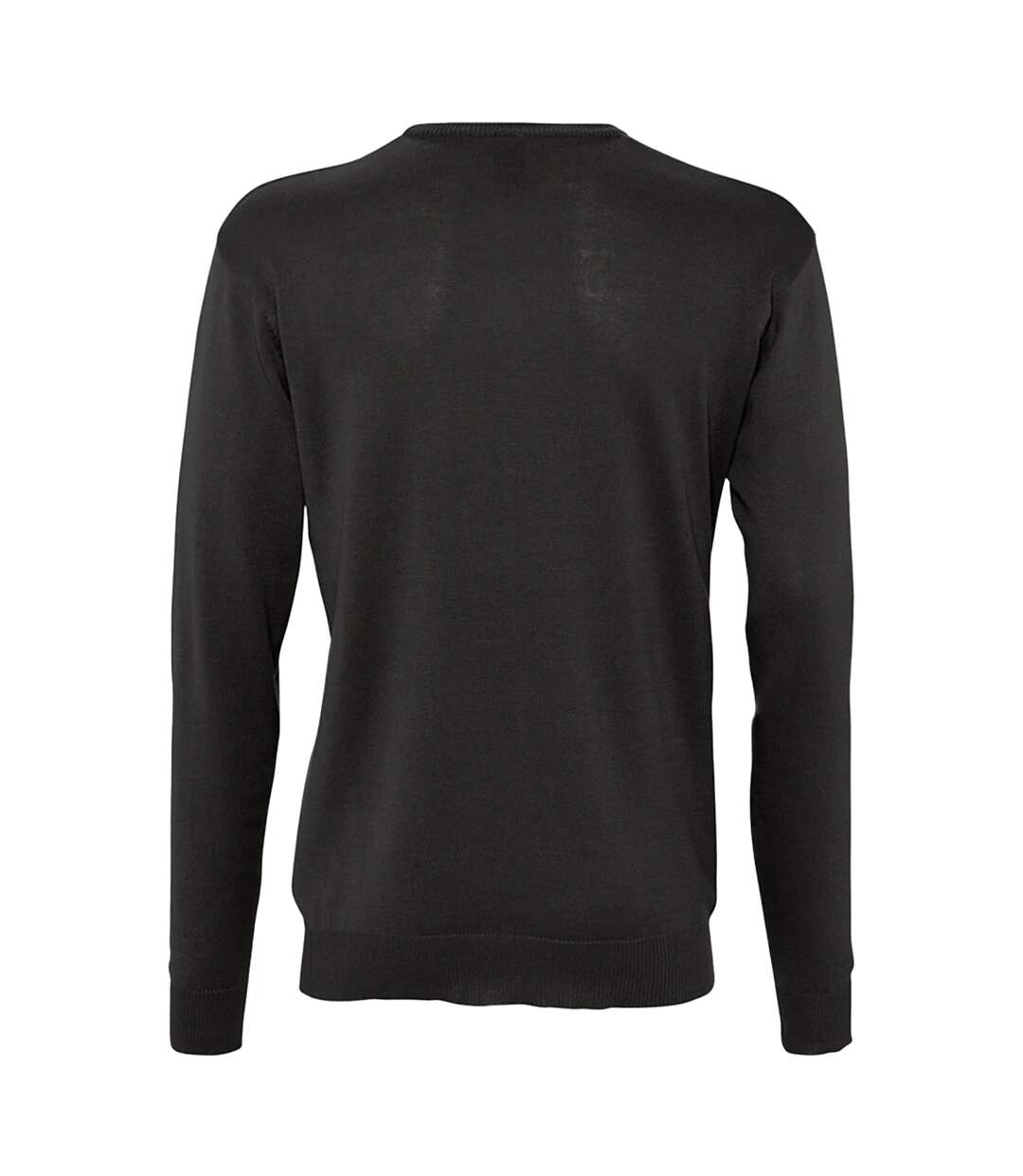 Mens Galaxy V Neck Jumper Black SOLS-2