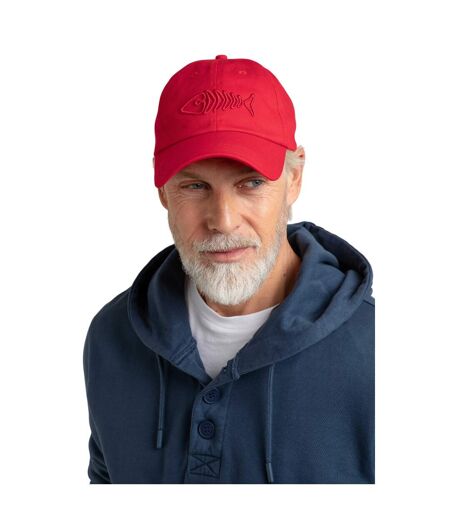 Bude logo twill baseball cap retro red Weird Fish