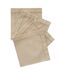 Lot de 4 Serviettes de Table Jane 40x40cm Beige Lin-1