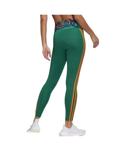 Legging vert femme adidas farm - l