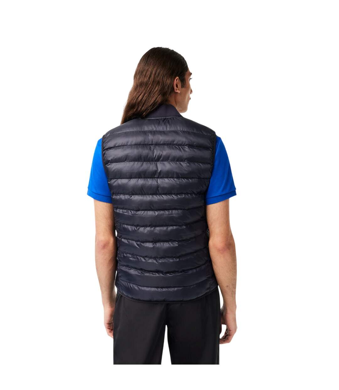 Veste Sans Manches Motif/style Logo Homme Bleu Marine Lacoste-3