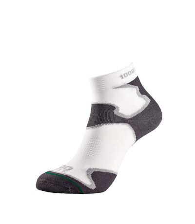 1000 Mile Womens/Ladies Fusion Socks (White/Grey) - UTRD1062