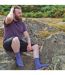 3 Pack Mens Warm 100% Wool Ribbed Socks with Reinforced Heel and Toe-4