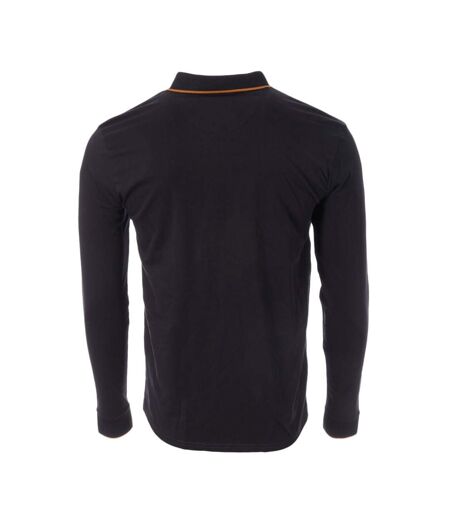 Polo manches longues bleu homme rms26 91234