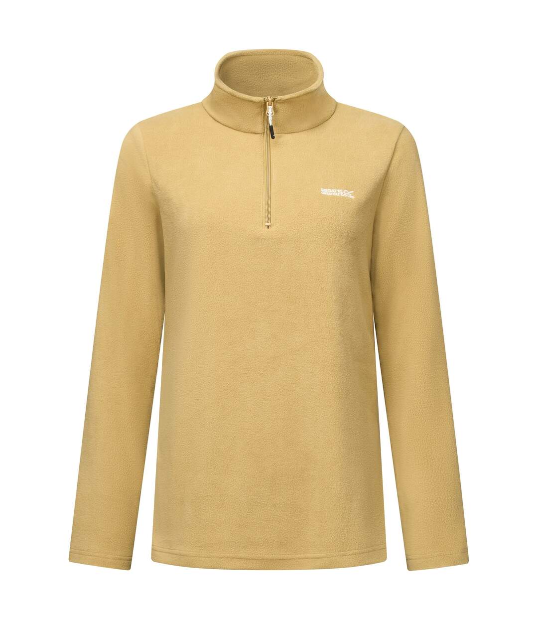 Haut Polaire Uni À Col Montant Zippé Sweetheart Femme Beige Foncé Regatta-2