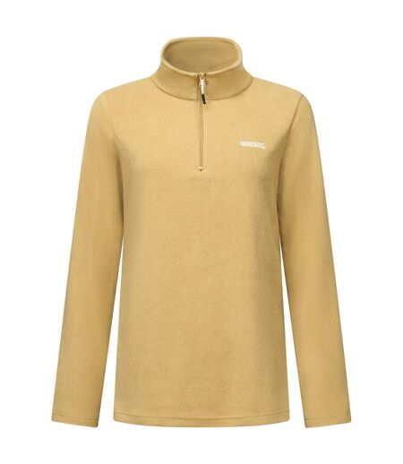 Haut Polaire Uni À Col Montant Zippé Sweetheart Femme Beige Foncé Regatta
