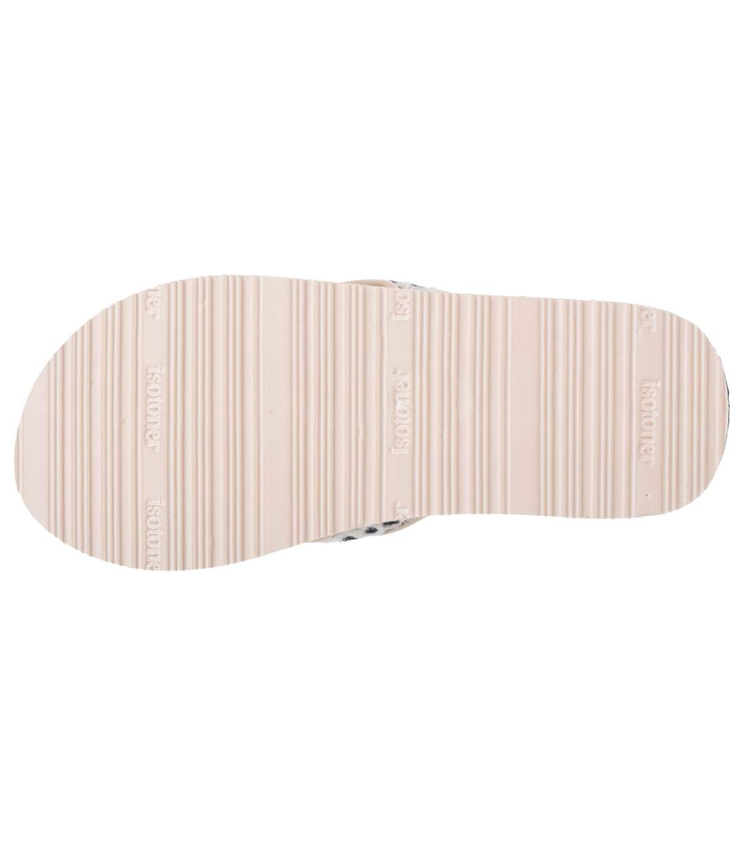 Isotoner Tongs femme sandales plage d'été, semelles eva légères et confortable, yoga jungle léopard-5