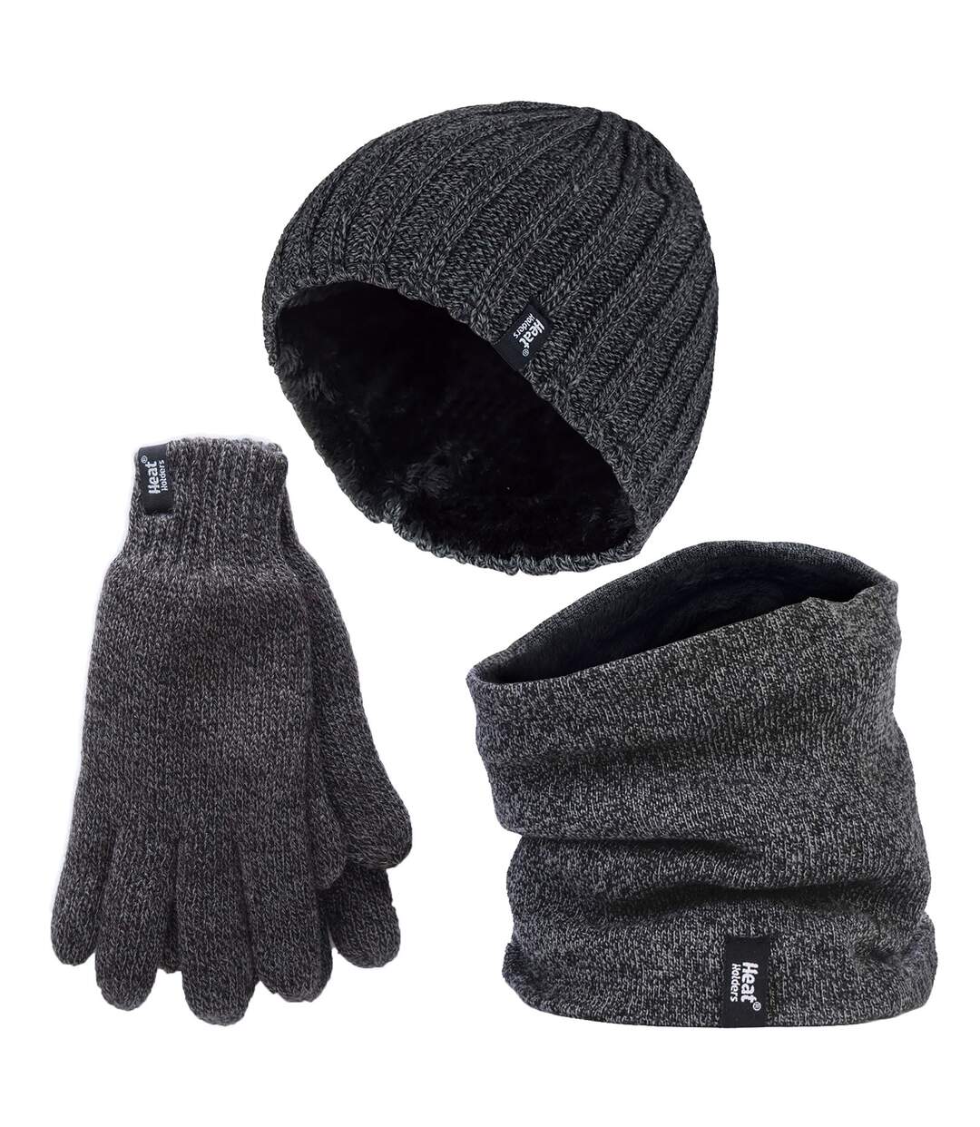 Heat Holders - Homme Ensemble Hiver Bonnet, Cache-Cou et Gants Thermiques-1