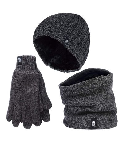 Heat Holders - Homme Ensemble Hiver Bonnet, Cache-Cou et Gants Thermiques