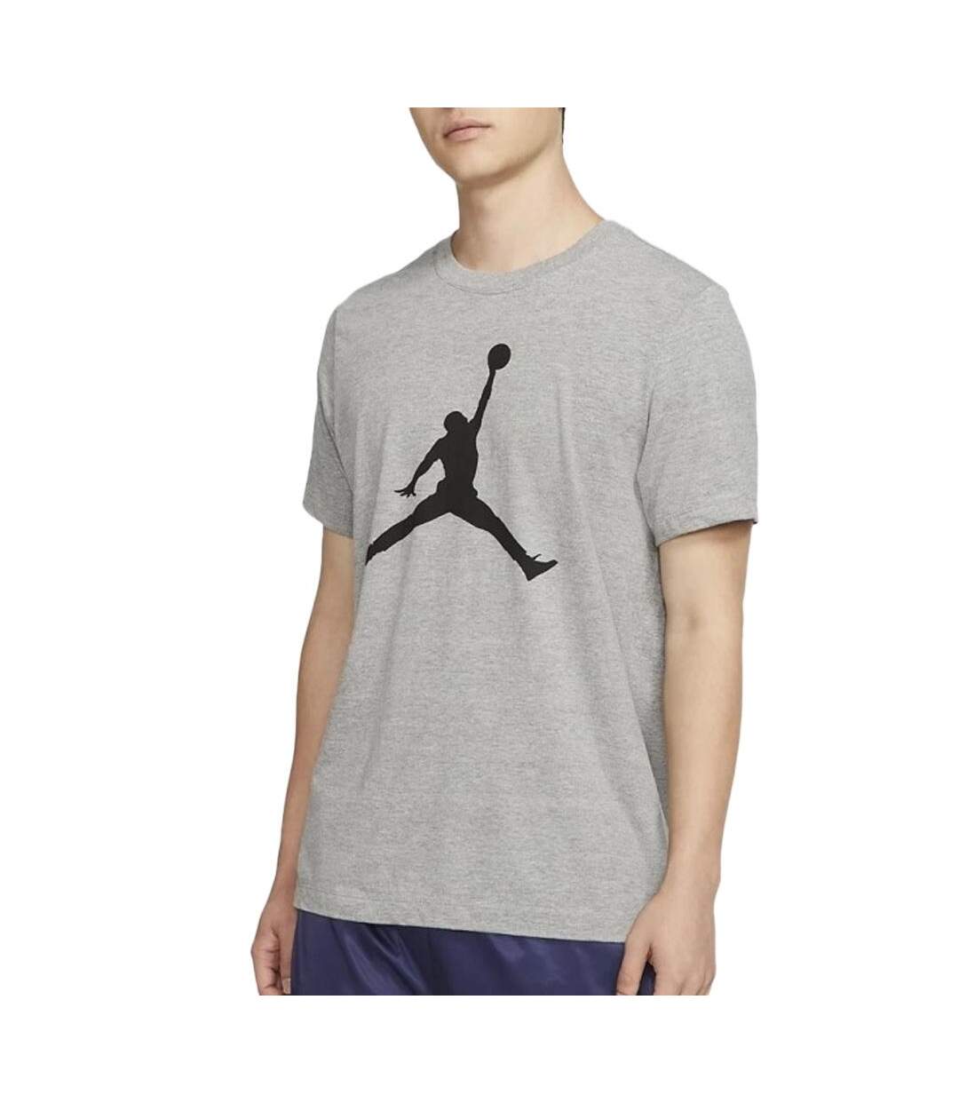 T-shirt gris homme nike jumpman - l-1