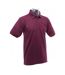 Polo Épais À Manches Courtes Homme Bordeaux UCC-2