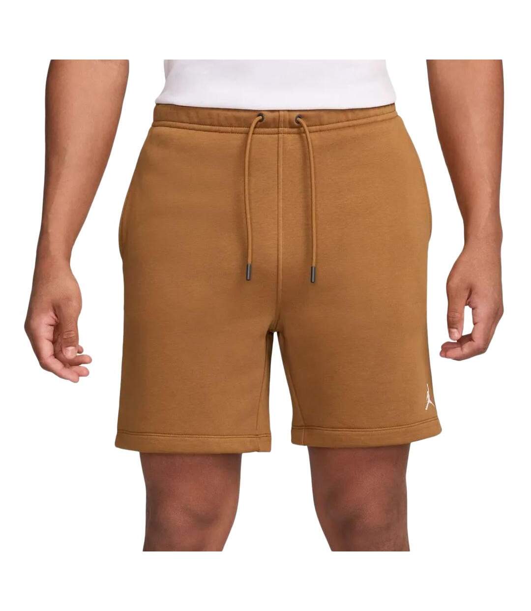 Short camel homme nike brooklyn fleece - l-1