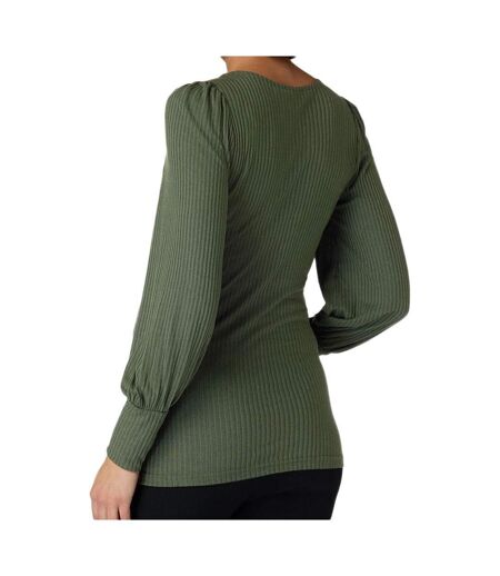 Blouse Verte Femme Mamalicious  June - L