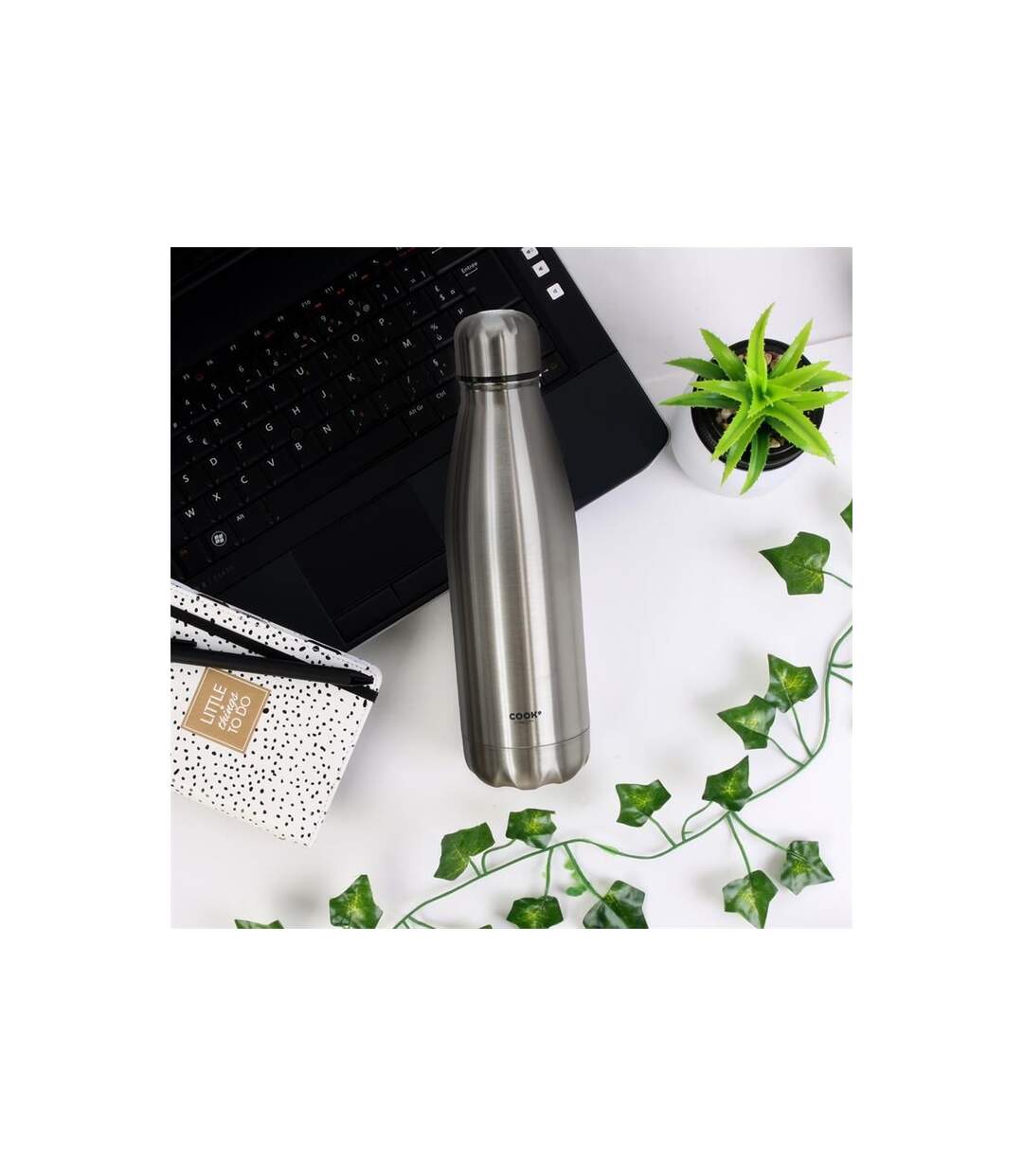 Bouteille de Transport Inox Isotherme 50cl Argent-4