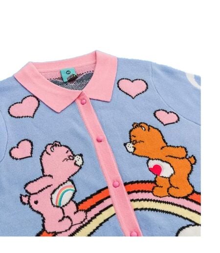 Cardigan Motif/style Love Adulte Violet Clair Care Bears