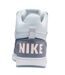 Womens/ladies Court Borough Premium Leather Mid Cut Trainers White Blue Nike-4