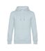 Mens king hoodie pure sky B&C