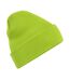 Bonnet À Manchettes Original Pour Adultes, Unisexe Vert Clair Beechfield-1