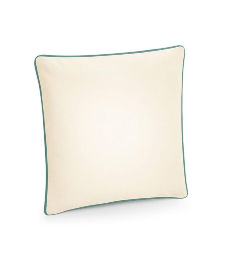 Westford Mill - Housse de coussin (Beige pâle / Vert de gris) (40 cm x 40 cm x 18 cm) - UTBC5217