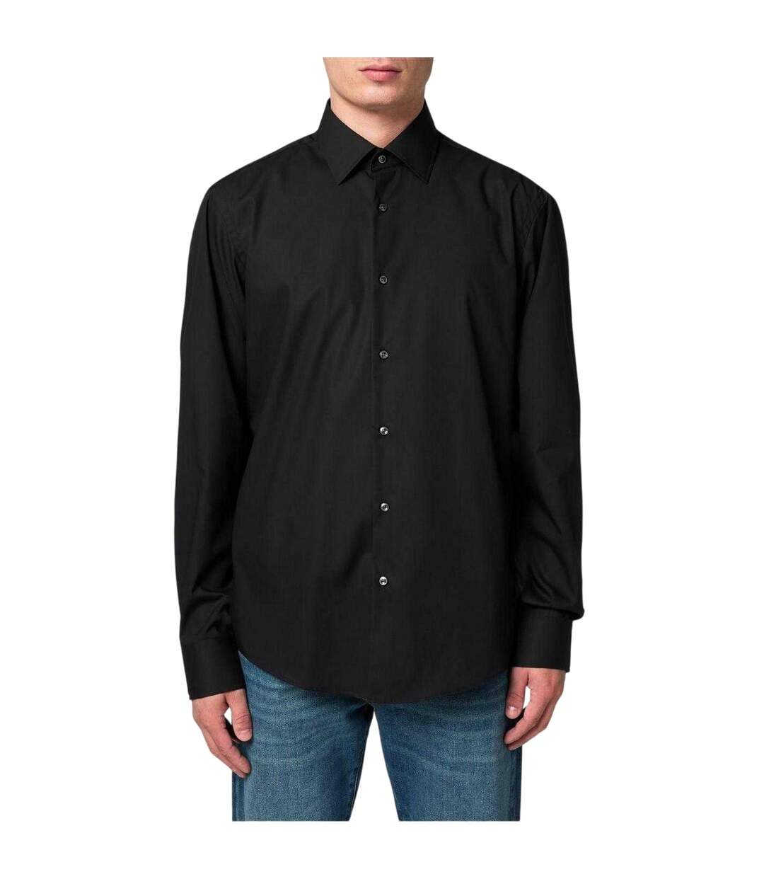 Chemise Manches Longues Joe Homme Noir Boss-4