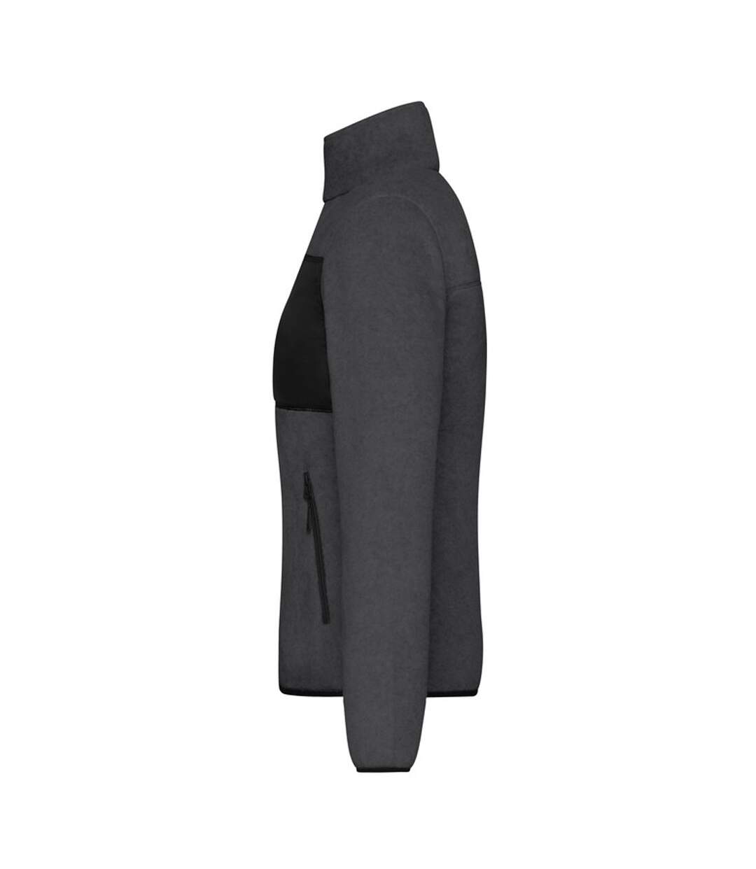 Veste polaire femme noir / foncé chiné James and Nicholson-3