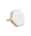 Lot de 2 Boutons de Meuble Le Collectionneur 4cm Blanc