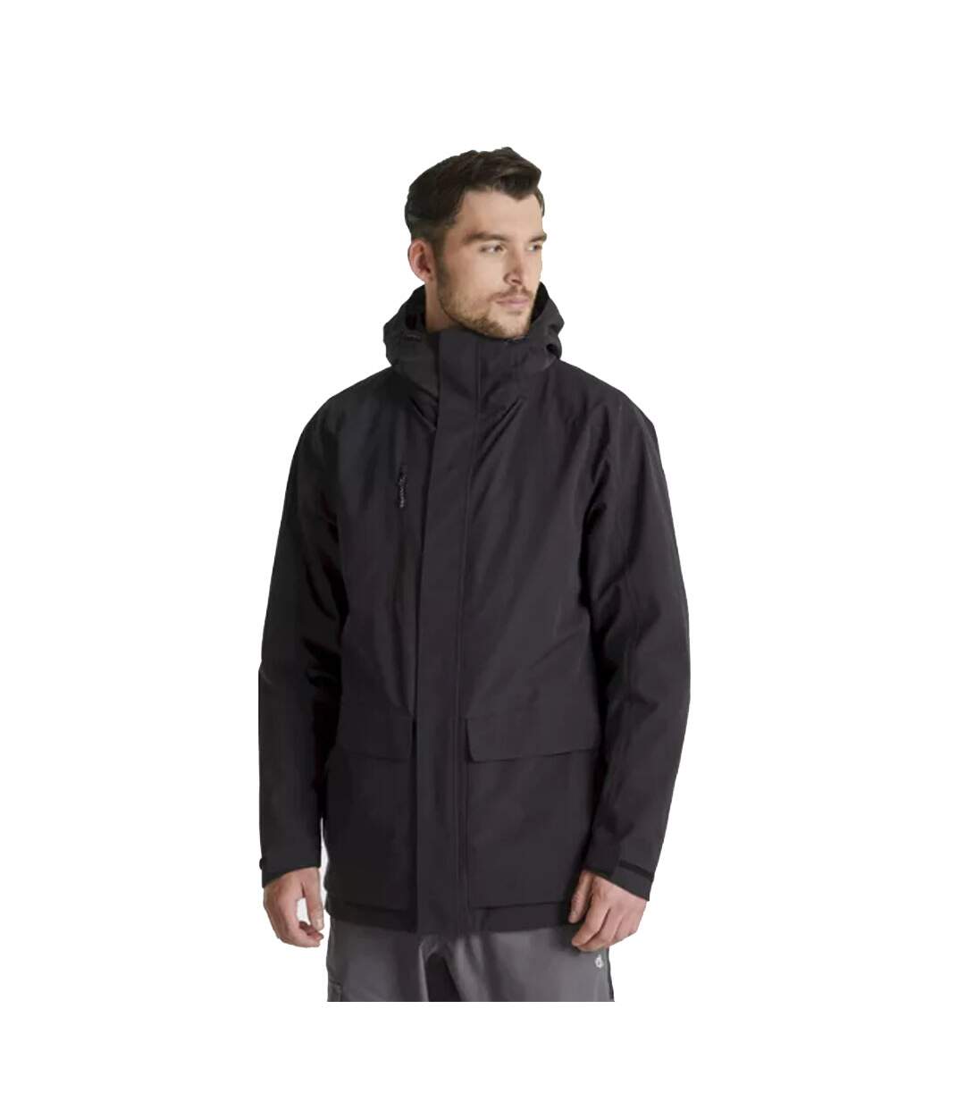 Mens expert kiwi pro stretch jacket black Craghoppers-3