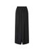 Pantalon fluide noir femme pieces milda-1