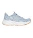Womens/ladies edgeride silver eclipse trainers blue Skechers-2