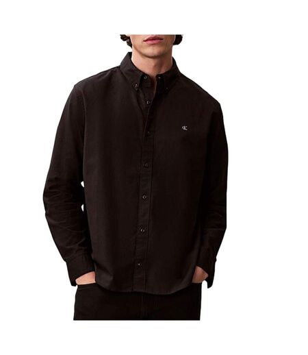Chemise noire homme calvin klein jeans oxfords