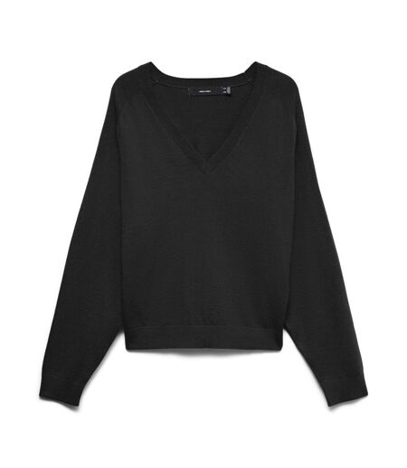 Pull noir femme vero moda holly karis