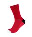 Chaussettes Motif/style Haltère Adulte Noir Rouge Inny-3